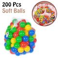 Soft Plastic Balls for Tent and Colorful Soft Water Pool Ocean Wave Ball Outdoor Fun Sports Baby Toy develop hand-eye coordination physical activities. 