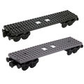MOC City Technical Idea Train 6*28 Base Wheel Carriage Building Blocks Bricks Assembled DIY Toys for Kids  . 