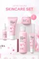 LAIKOU Sakura Kit Skin Care Sets Moisturizing and Reducing Fine Lines Cleansing Pore Product 5-Piece Korean Women's Day .