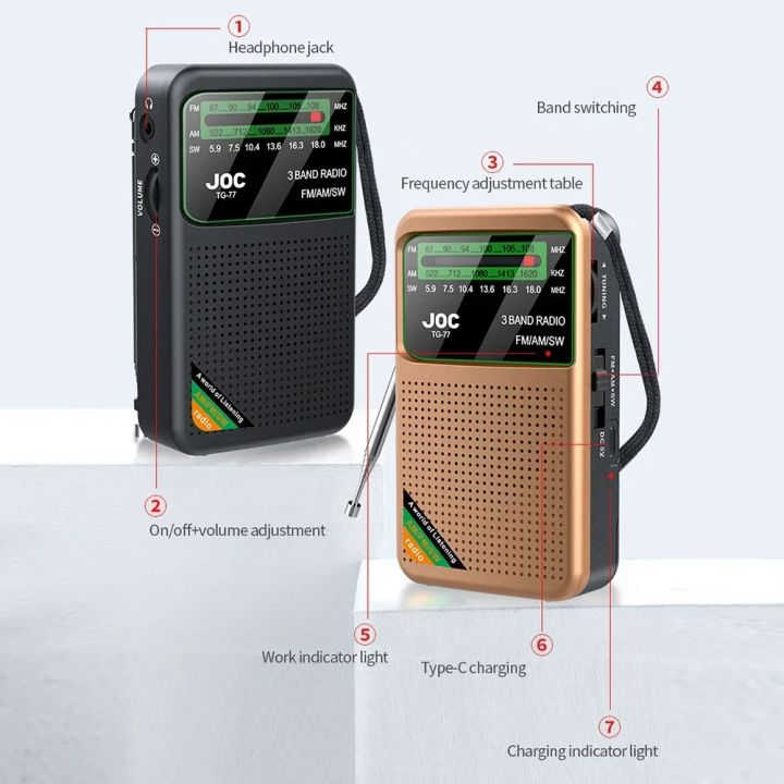 Portable%20Radio%20AM%20FM%20SW%20Pocket%20Radios%20with%20Rechargeable%20Battery%20Built%20in%20Speaker%20with%20HD%20Display%20Screen%20Mini%20FM%20Receiver%20Radios%20-%20Image%204