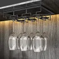 【Cp】 stainless steel wine glass hanger, stainless wine glass rack Holder. 
