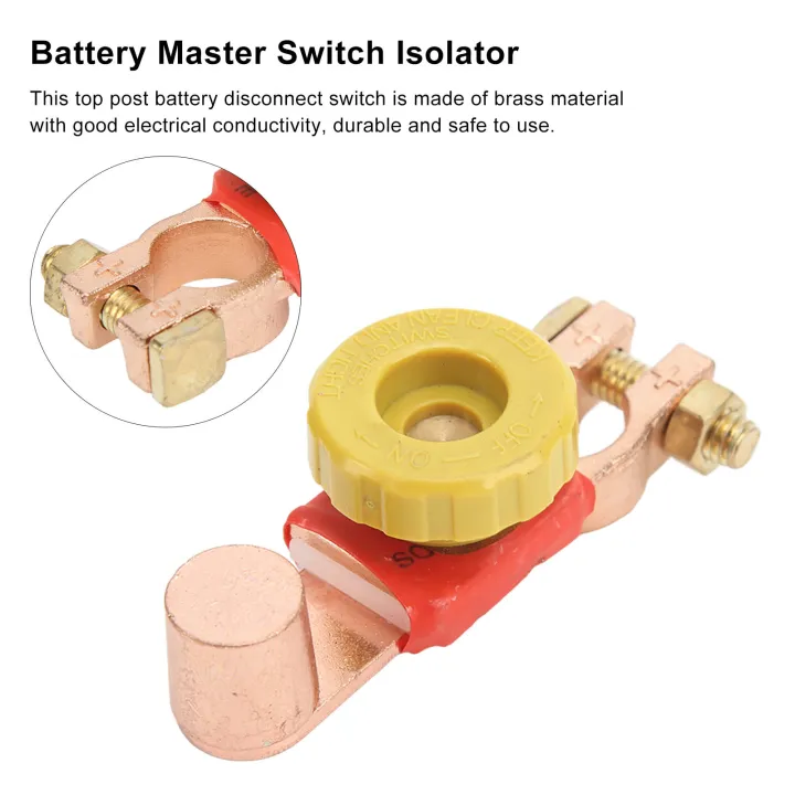 6V%2012V%2024V%20Battery%20Disconnect%20Switch%20Power%20Cut%20Off%20Positive%20Battery%20Terminal%20Connector%20for%20Car%20RV%20ATV%20Battery%20Disconnect%20Switch%20-%20Image%202