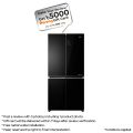Haier HRF-578TPB Black 522L French T-Door No Frost Refrigerator | Free Delivery. 