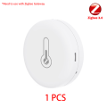 Tuya Zigbee 3.0 Temperature Humidity Sensor Thermometer APP Remote Monitor Work With Smart Life Yandex Alexa ZHA Zigbee2Mqtt.