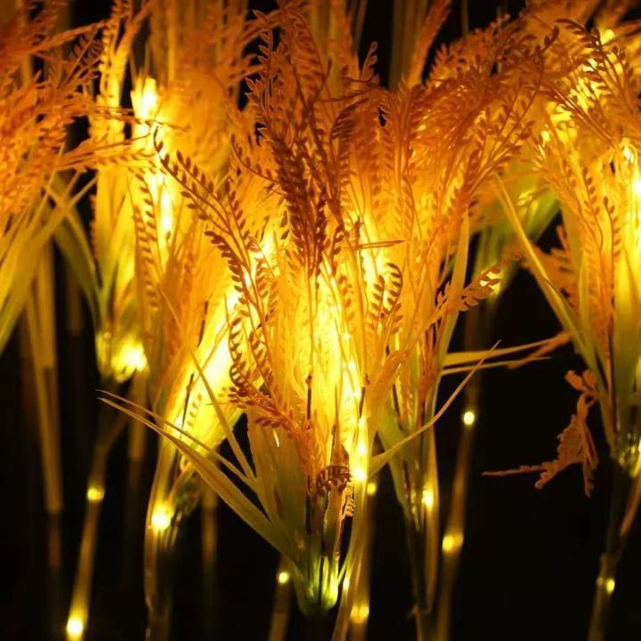 Led Wheat LED Wheat Lamp Reed Lamp Outdoor Solar Waterproof Garden Decorative ...