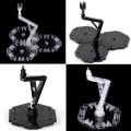 DIY Model Stand for Gundam, Compatible with MG, RG, and HG Kits, Featuring A Transparent Base and Support for Assembling..