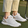 White Golf Shoes Men Women Waterproof Golf Sneakers Non-slip Spikeless Golf Trainers Leather Outdoor Sports Leather Golf Shoes. 