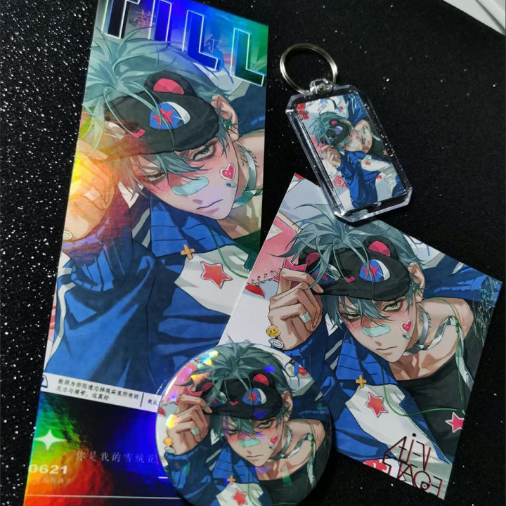 6Pcs/Set%20Alien%20Stage%20Ivan%20Till%20Cards%20Badge%20Brooch%20Bookmark%20Postcard%20Laser%20Ticket%20Acrylic%20%20Keychain%20Set%20Anime%20Accessories%20Props%20-%20Image%205