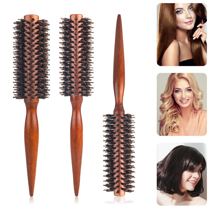 6%20Style%20Natural%20Boar%20Bristle%20Hair%20Round%20Brush%20Wood%20Handle%20Round%20Barrel%20Hair%20Comb%20Hair%20Roller%20Brush%20Hairdressing%20Styling%20Tools%20-%20Image%205