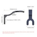 Wall Mount Helmet Hook Rack - Multi-Purpose Holder for Motorcycle Helmet, Kitchen Cabinet, Hats & Keys, Space-Saving Storage.