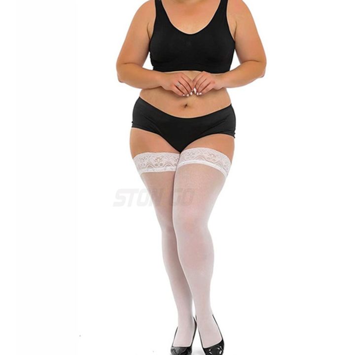 Plus%20Big%20Size%20Woman's%20Ultra-thin%20Lace%20Stockings%20Thigh%20High%20Stockings%20Silicone%20Lace%20Top%20Stay%20Up%20Silk%20Lace%20Socks%20-%20Image%205