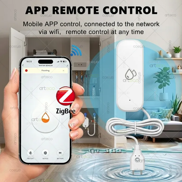 Zigbee%20Water%20Leak%20Detector%20Smart%20Home%20Flood%20Leakage%20Sensor%20Overflow%20Security%20110dB%20Sound%20Alarm%20Alerts%20For%20Tuya%20Smart%20Life%20Z2MQTT%20-%20Image%204