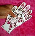 5 pcs Mehndi Sticker Henna Stencil Indian Style Flower Lace Hands Glitter Airbrush for Women Hand Paint Mehndi Tattoo Template. 