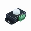 DC 12V-24V PIR Motion Sensor Switch IR Infrared Detector Light Switch Module, works with light, security alarm.. 