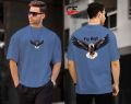 new stylish printed fly high drop shoulder t-shirt for causal fabric. 