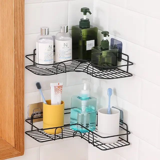 Bathroom%20Kitchen%20Tripod%20Adhesive%20Corner%20Shower%20Caddy%20Wall%20Hanging%20Bath%20Organizer%20Shelf%20Storage%20Rack%20Wash%20Cradle%20-%20Image%205
