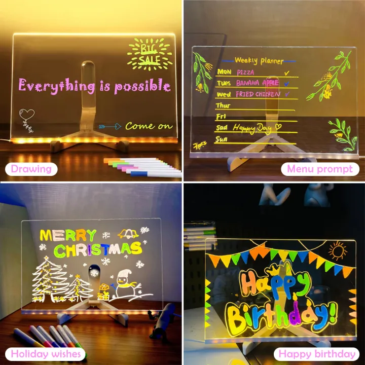 LED%20Note%20Board%20With%20Night%20Light%20Colorful%207%20Pens%20DIY%20Acrylic%20Message%20Board%20Children%E2%80%98s%20Drawing%20Board%20For%20Kids%20Birthday%20%20-%20Image%203