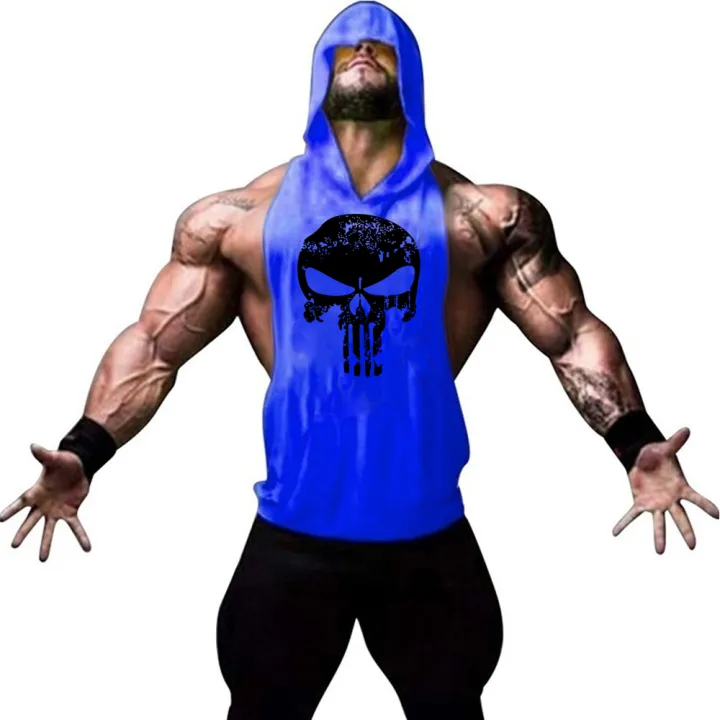 Fashionable%20and%20trendy%20men's%20summer%20personalized%20printed%20gym%20exercise%20and%20leisure%20comfortable%20and%20refreshing%20hooded%20vest%20-%20Image%202