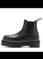 Black Smooth Martin Double Sole Chelsea Boot For Women. 