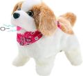 Flip Over Puppy - Battery Operated Mechanical Jumping Little Pet Dog For Kids (Box packed). 