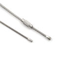 10PCS 10/15/20cm Fashion Hiking Tool Wire Keychain Cable Key Ring Stainless Steel. 