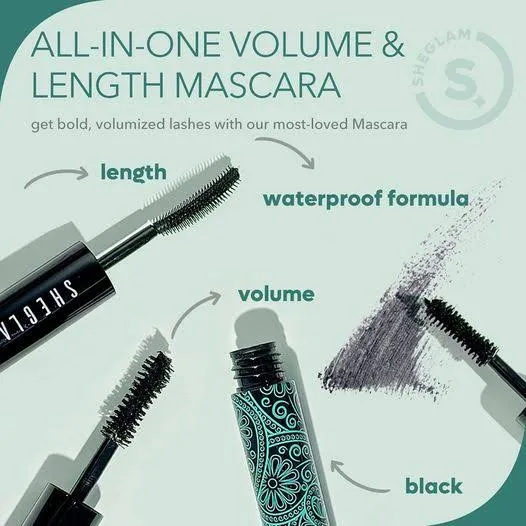 SHEGLAM%20All%20In%20One%20Volume%20And%20Length%20Mascara%20Waterproof%20Black%20-%20Image%203