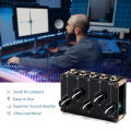 4-in-1-out Passive Mixer Module Mini Stereo 4-Channel Passive Mixer Audio Mixer 4 Audio Input to 1 Output Ultra Compact. 