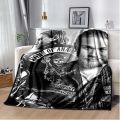 Jax Teller SONS OF ANARCHY Charlie Hunnam Throw Blanket Shawl Cloak Bedroom Living Room Sofa Couverture Chaude Manta Caliente. 
