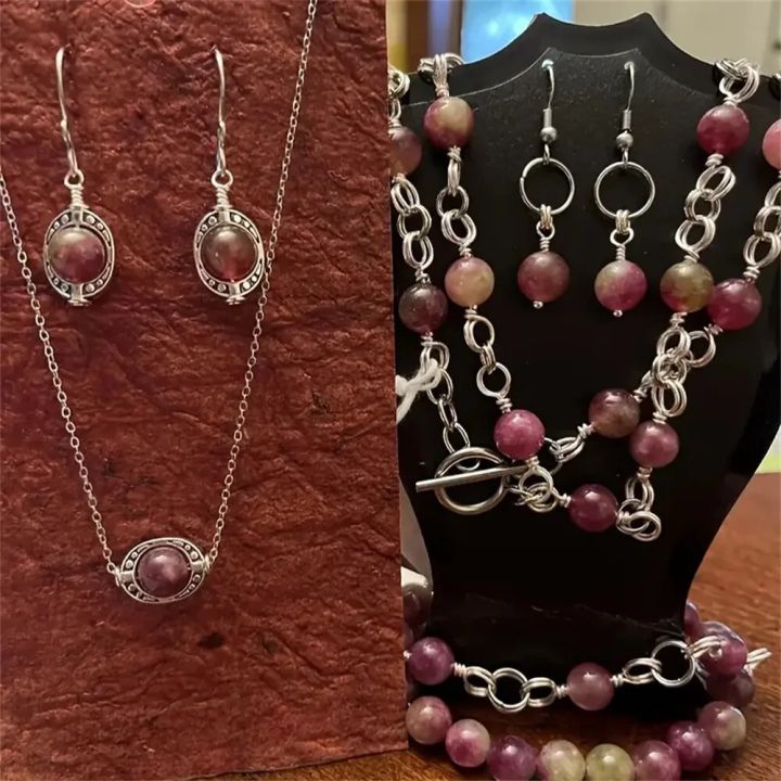 Optimize%20Watermelon%20Tourmaline%20Crystal%20Natural%20Stone%20Beads%20DIY%20Jewelry%20Accessories%206mm%208mm%2010mm%20Loose%20Crystal%20Beads%20-%20Image%205