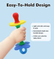 New 2 in 1 Baby Silicone Flower Teether - Safe & Soft Chewing Toy for Soothing Sore Gums, BPA-Free, Easy-to-Hold Teething Toy. 