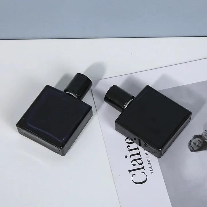 30/50/100Mlossy%20Black%20Perfume%20Bottle%20Glass%20Empty%20Bottle%20High-grade%20Portable%20Spray%20Cosmetic%20Bottle%20Fine%20Mist%20-%20Image%204