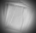 6" × 8" Transparent Crystal Cellophane Poly Bag 50pcs / packaging materials. 