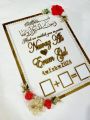 Nikah thumb board. wedding accessories. 