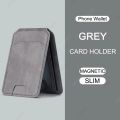 Pu Leather Cell Phone Case Card Pocket Cardholder Magnetic Card Wallet Stand Magsafe Credit Card Holder for Apple Phone Samsung.