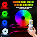 BEIMU TUYA WIFI LED Neon Strip Lights RGBIC Waterproof Voice Control Support Smart Life/Alexa For Home Outdoor Shop Decoration. 