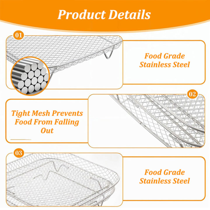 Air%20Fryer%20Baking%20Rack%20Stackable%20Stainless%20Steel%20Air%20Fryer%20Basket%20Accessories%20for%20Baking%20Roasting,%20Oven%20&%20Dishwasher%20Safe%20-%20Image%204