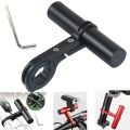 Bicycle Handlebar Extension Bracket Alloy Double Frame Extension Bracket Cycling Extension Bracket Bike Clamp Frame Light Clamp.