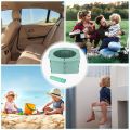 Travel Potty for Kids,Reusable Portable Folding Potty for Toddler,Foldable Toilet for Outdoor Camping,Toddler Toilet Seat Green. 