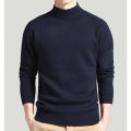 Men Sweater Solid Pullovers Mock Neck Spring And Autumn Wear Thin Fashion Undershirt Size M to 4XL Men Clothing. 