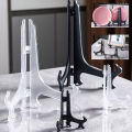 Plastic Acrylic Easels or Stand/Plate Holders to Display Pictures or Other Items at Weddings, Home Decoration, Birthdays, Tables.