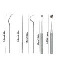 Reusable Stainless Steel Toothpick Set - Portable Oral Cleaning Tool for Travel & Home Metal Toothpick Combo.