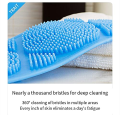 High Quality Back Cleaning Shower Strap, Silicone Back Scrubber Soft Bath Towel Bath Belt. silicone body scrubber, exfoliating back scrubber, silicone bath strap, back exfoliator for shower shower scrubber for back silicone shower strap, (No Color Choice). 
