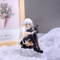 Hatsune Miku Anime Doll Pink Sakura Hatsune PVC Action Doll Sonoko Holding Rabbit Dome Girl Beautiful Girl Model Collection Toy. 
