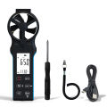 Wind Speed Meter & Air Flow Rechargeable, Handheld Anemometer with Touch Button & 270º Rotatable Sensor, CFM Meter Gauge. 