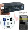 multi functional card reader for your computer all in one card reader and also sata esata hdd reader Black COLOR. 