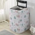 PEVA Washing Machine Cover Waterproof Smooth Dust Covers Multi-function Household Print Recyclable Washroom High Quality New. 