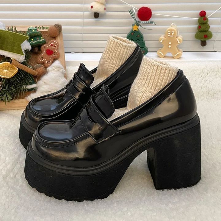 Retro%20Le%20Fu%20Shoes%202024%20New%20Thick%20Soled%20High%20Heels%20Daily%20Luxury%20Women's%20Solid%20Color%20Temperament%20Mary%20Jane%20with%20Follow-up%20Shoes%20-%20Image%207