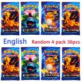 4 Pack Pokemon Cards Team up Sun Moon Thunder English Trading Card Game Evolutions Booster Collectible Kids Toys DESTINED RIVALS. 