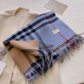 New Autumn Winter Fashion Cashmere Plaid Design Scarf Men Women Warm Thickening Shawl Neckerchief Scarves Bufanda Tassel 2024. 
