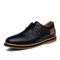 Genuine Leather Men Dress Shoes Oxfords Brogue Lace Up Italian Mens Casual Shoes Luxury Brand Moccasins Loafers Plus Size 38-48. 